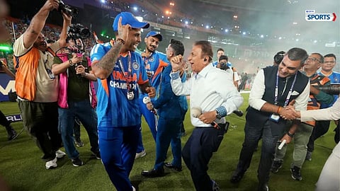 Sunil Gavaskar dance with Suryakumar Yadav viral video