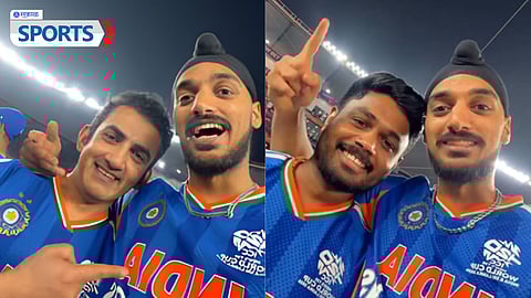 Arshdeep Singh viral reel with Gautam Gambhir