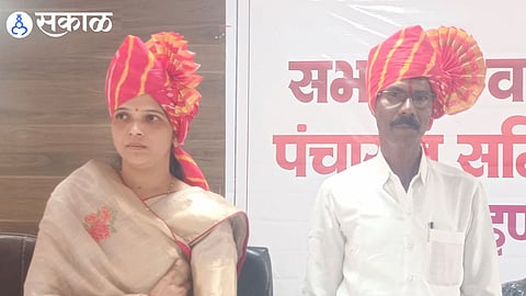 Sunita Kosbe and madhav waghmare