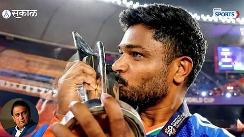 Sanju Samson and Sunil Gavaskar