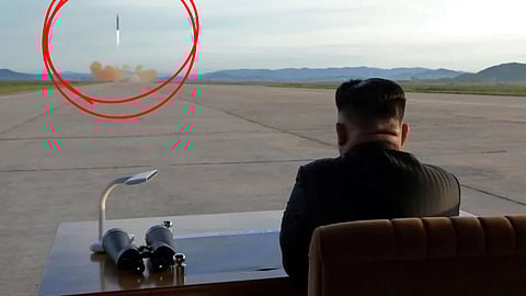 Kim Jong Un military drills missile test