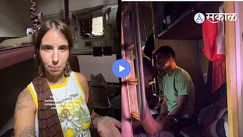 Foreign Tourist Followed to Train Bathroom in India; Shocking Video Goes Viral