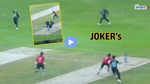 Confusion on the pitch as Bangladesh batters end up at the same end during the Pakistan vs Bangladesh 1st ODI.