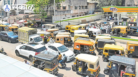 lpg auto gas rate hike protest maharashtra