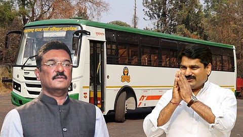 Transport Minister Pratap Sarnaik and satej patil