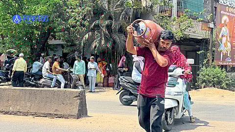 LPG gas panic booking