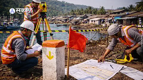 Officials conducting a joint survey