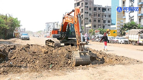Beed Road Construction Issue
