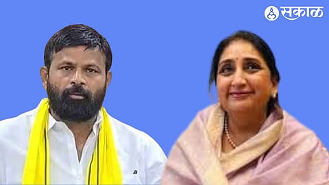 Laxman Hake and Sunetra Pawar