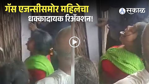 Gas Shortage Sparks Viral Video as Woman Protests Outside LPG Agency in Morena