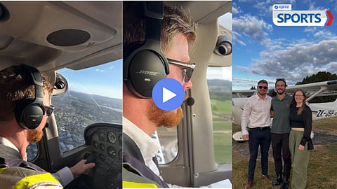 Glenn Phillips Flaunts Pilot Skills