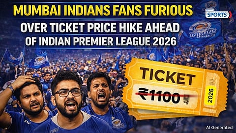 MUMBAI INDIANS FANS ANGRY OVER IPL 2026 TICKET PRICE HIKE AT WANKHEDE