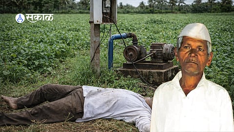 electric shock while operating a water motor.