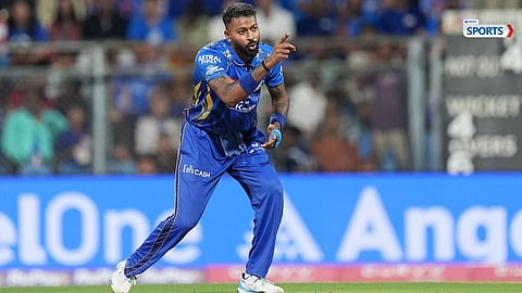 Hardik Pandya Ferrari entry MI practice IPL 2026