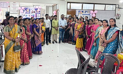 वडूज एलआयसी शाखेत महिला दिनानिमित्त ‘होम मिनिस्टर’चा रंगतदार उपक्रम