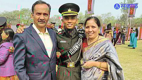 A proud moment as Abhishek Bidkar becomes Lieutenant in the Indian Army, fulfilling his dream through hard work.