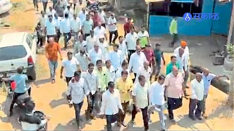 silent protest march