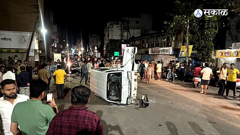 Drunk Driving Creates Panic in Karad