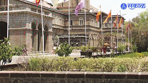 Students at Savitribai Phule Pune University campus ahead of the upcoming budget announcement.
