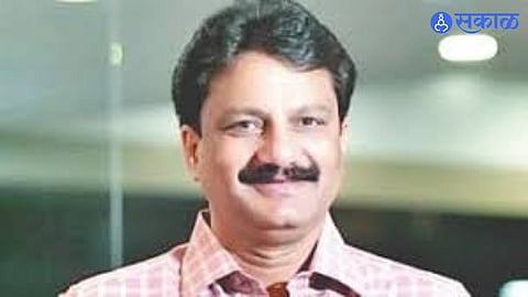 MP Nitin Patil addressing media over Satara Zilla Parishad controversy, demanding probe into alleged forced case.