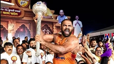 Double Maharashtra Kesari Harshvardhan Sadgir