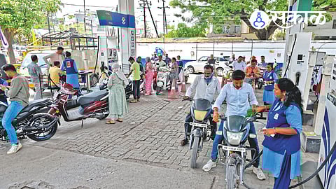 fuel shortage rumors in Sangli