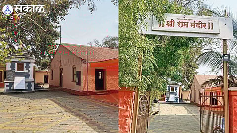 Historic idols of Ram, Lakshman, Sita and Hanuman at Karpe Maruti temple in Kurduwadi, crafted in Jaipur decades ago.