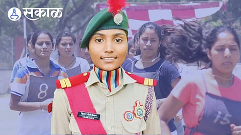 How did a poor girl become a police officer in India?
