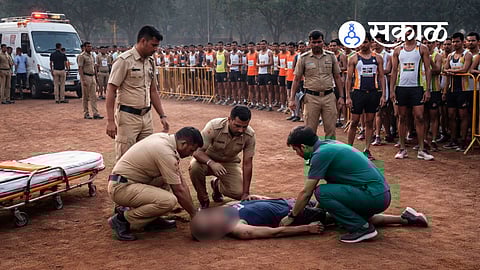 Shivajinagar police ground incident Pune