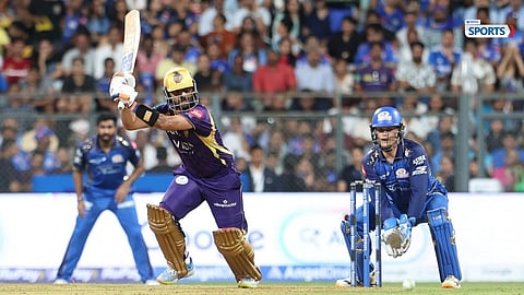 Ajinkya Rahane’s explosive half-century and back-to-back sixes off Hardik Pandya ( Photo- Vijay Bate) 