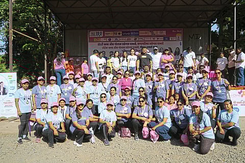 गोल्डन रोटरी पिंकीथॉनला महिलांचा प्रतिसाद