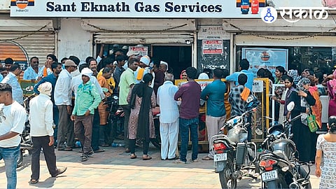 line for gas cylinder