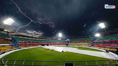 RR vs MI 5 over match cut off time IPL 2026 rain rules