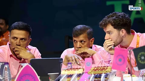 Vaibhav Sooryavanshi during IPL action; Delhi Capitals were the first to bid before Rajasthan Royals secured him.