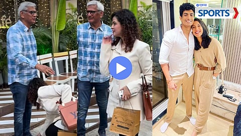 Smriti Mandanna’s Father Spotted with Palak Muchhal