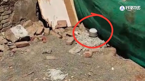 Drilling Punches Hole in Tunnel
