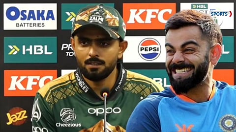 Babar Azam reaction to Virat Kohli comparison press conference