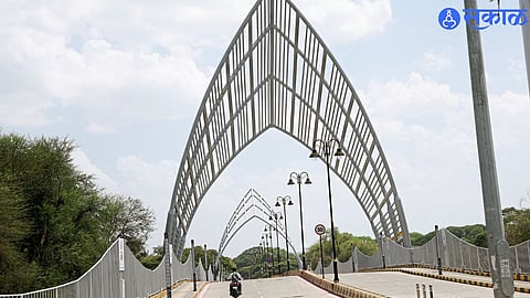 Sangvi-Bopodi bridge in Pimpri-Chinchwad at the center of controversy over expensive beautification work.
