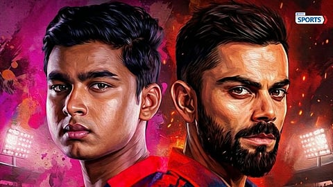 Virat Kohli and Vaibhav Suryavanshi gear up for a high-voltage clash as rain clouds hover over Guwahati in IPL 2026