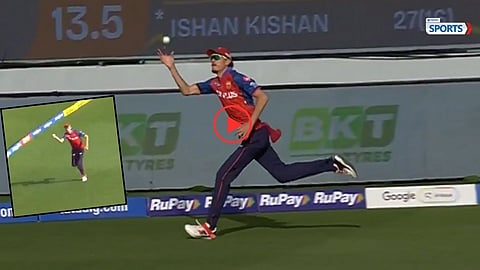 Marco Jansen grabs a spectacular one-handed catch to dismiss Ishan Kishan