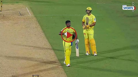 Sanju Samson celebrates his century and multiple awards while saluting the Chepauk crowd.