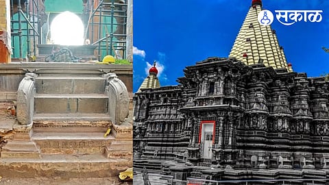 ambabai temple kolhapur garud mandap discovery