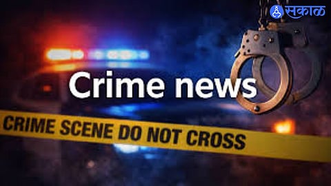 Crime scene in Kharadi where a security guard was murdered during a night shift dispute.