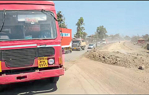 भिवंडी-वाडा महामार्गांची दुरवस्था