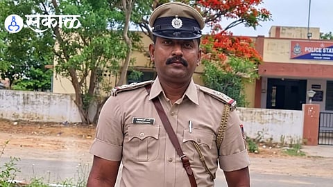 Karnataka police inspector car accident death