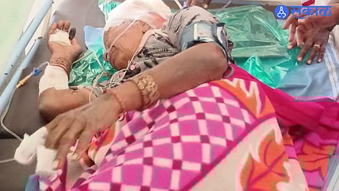 Elderly woman injured after brutal midnight robbery in Ranmala village of Junnar.