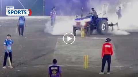 Youth Ploughs Cricket Pitch with Tractor After Selection Snub, Match Abandoned
