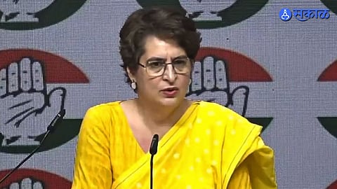 Priyanka Gandhi criticizes BJP