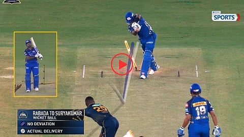 Suryakumar Yadav wicket video vs Gujarat Titans