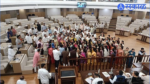 BJP And Congress Clash in pune municipal